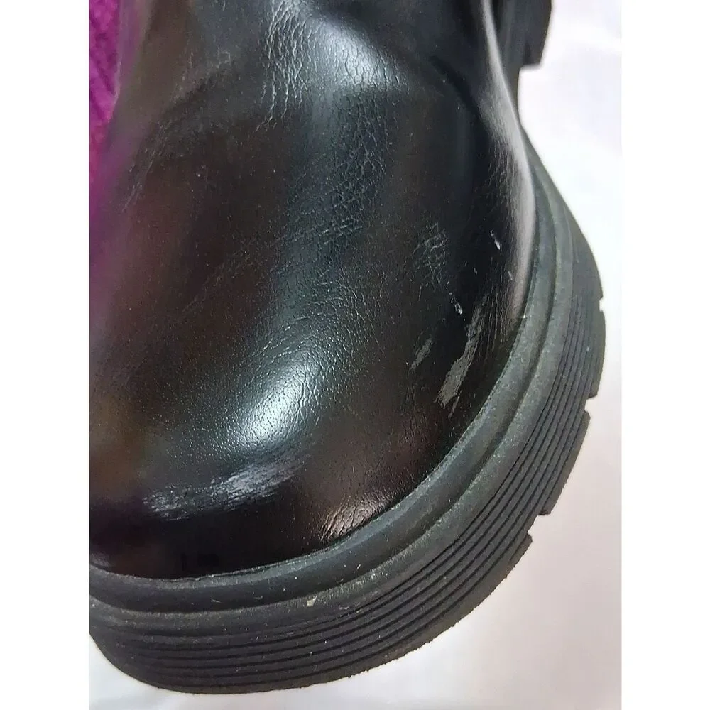 Sonoma Black Pearl-Embellished Girl's Mid-Calf Boots Sz 2 NWOT